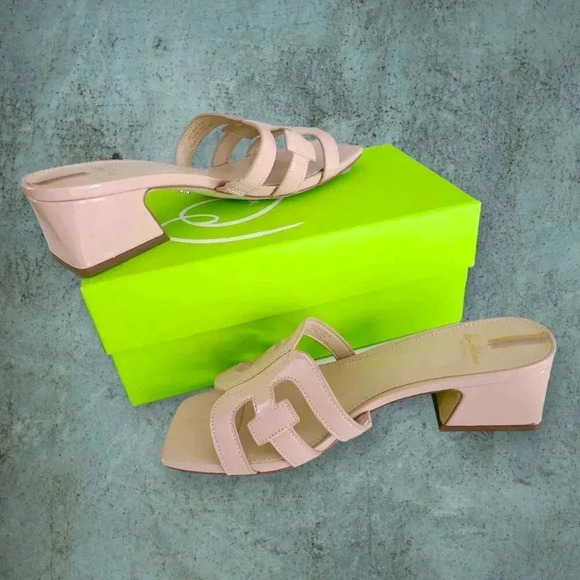 Sam Edelman winslow pink patent sandal mule 7.5 - Picture 6 of 12